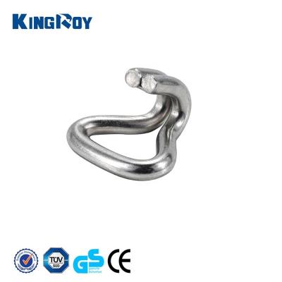 China General Industry 50mm White Galvanized Double J-Hook For Tie Down Strap for sale