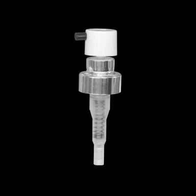 China Crimp-on Perfume Sprayer Pump , Dia.15mm 0.075ml with metal overcap for sale