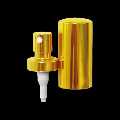 China Crimp-on Perfume Sprayer Pump gold , Dia.20mm 0.12ml for Pharmaceuticals for sale