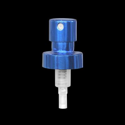 China Metal Perfume Sprayer Pump Dia.20mm 0.08ml , shiny blue metal ferrule for sale