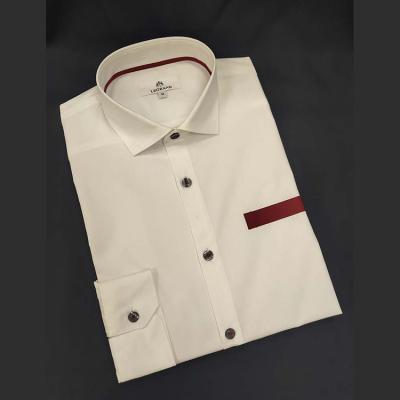 China Breathable Hot Selling Soft Different Size Pure Cotton Yarn Dyed Summer Slim Fit Daily Plain Gentleman Shirt for sale