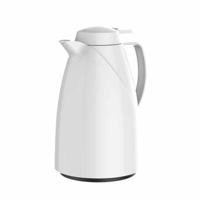 China 1.0L Custom PP Liner Body Vacuum Viable High Quality Coffee Glass Jug Teapot Keep Hot Cold Plastic Vacuum Jug for sale