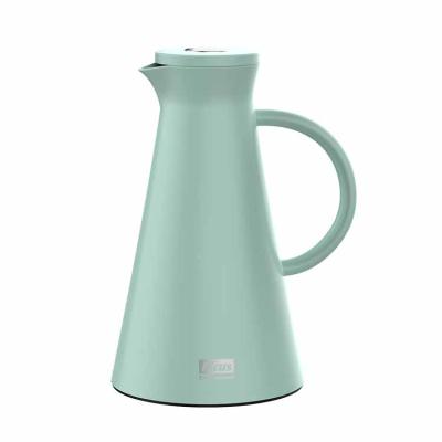 China 0.6L 1.0L 18/8 S/S Coffee Inner Jug New Viable Double Wall Pot Vacuum Coffee Tea Plastic External Metal Thermos Coffee Inner Jug for sale