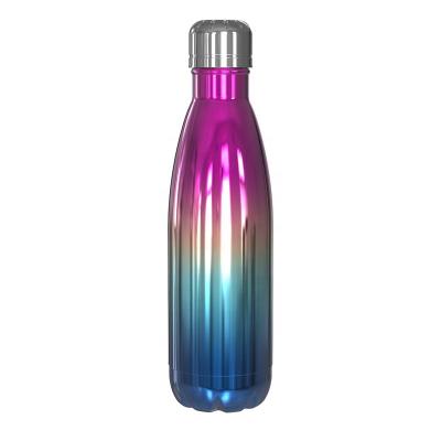 China Business Stainless Steel Wall Vacuum Water Bottle Double Cola Shaped Cola Flask Thermos Flask for sale