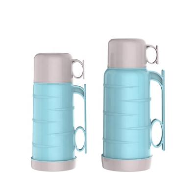 China 1.0L/1.8L Home Use PORTABLE Plastic Body Glass Liner Keep Hot /Cold Liquid Plastic Vacuum Flask for sale