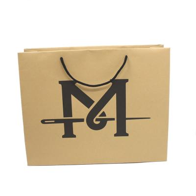 China OEM Recyclable Factory Wholesale Custom Shopping Paper Bag With Logo Kraft Paper Bags for sale