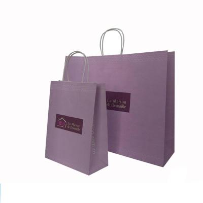 China Recyclable Custom Paper Wine Kraft Paper Bag Recycled Craft Brown Paper Bag With Logo for sale