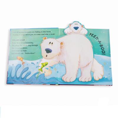 China 100% eco-friendly wholesale custom coloring flip book printing kids board book printing for sale