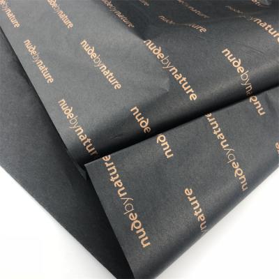 China Custom Printed Logo Moisture Proof Branded Apparel Wrapping Tissue Paper for sale