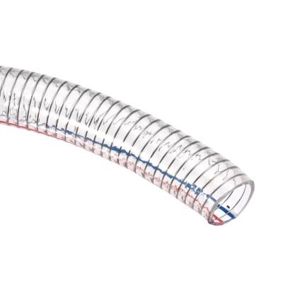 China Factory direct supply light wholesale price PVC conduit spring wire flexible transparent plastic pipe for sale