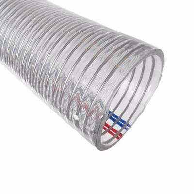 China Hot PVC PVC Steel Wire Hose For Irrigation And Construction Pumping Drainage for sale