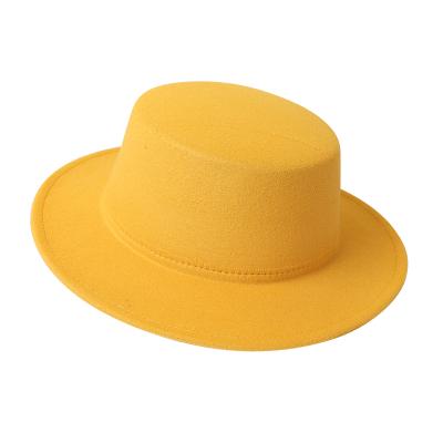 China Image Flat Surface Two Color Edged New Fashion Popular Wholesale Custom Courtesy Hats Top Hats for sale