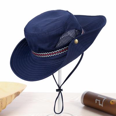 China Verified Outdoor Mens Climbing Sun Hat Collapsible Western Cowboy Hat Women Men for sale