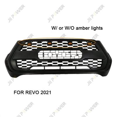 China ABS Car Front Grill With LED Lights For Hilux Revo 2021 Town Bumper for sale