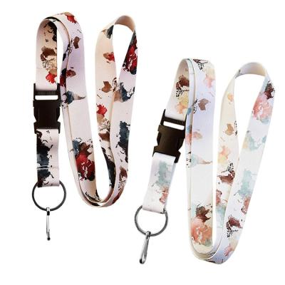 China Custom Lanyards Cheap Promotion/Exhibition Shenzhen Designer ID/Key/Phone Card Holder Printed Lanyards for sale