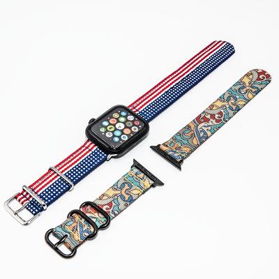 China Daily life men's and women's watch straps high quality fashion 18mm 20mm Apple luxury custom sports smart watch strap 22mm black for sale