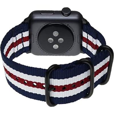 China Fabric For I Watch Series 6/5/4/3/2/1 Strap, 38mm 42mm Nylon Fabric Strap Sport Watch Strap Band For Apple Watch BAND for sale