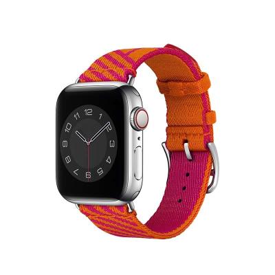 China New JUELONG Fabric Textile Woven Nylon For Apple Watch Band Jumping Single Tour Band For Apple Watch Band 38mm 44mm for sale