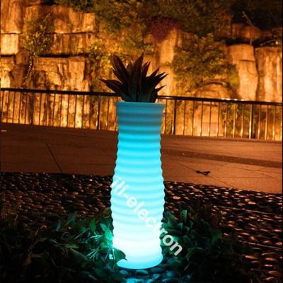 China Controle remoto LED Floral Pot, Decorativo Iluminado Plantas Pot Para Casa à venda