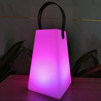 China LED Plastic Color Changing Waterproof Garden Decorative Lamp With Remote Controller à venda