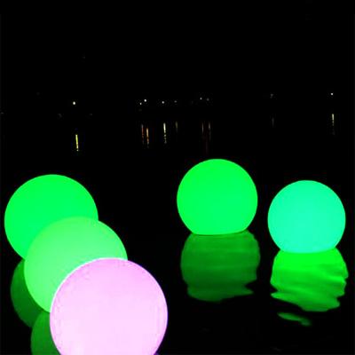 China Waterproof Plastic Led Glow Ball Customised Color for sale