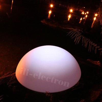 China semi-circle waterproof colorful plastic led decorative light for sale