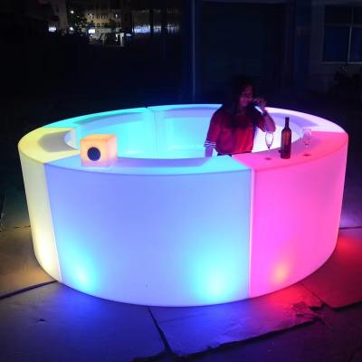 China Remote control plastic led lighted bar for sale