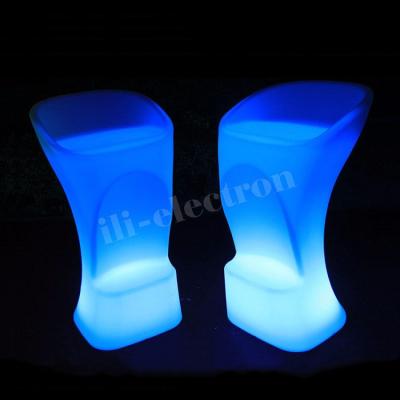 China plastic glowing bar chair for glowing party bars for sale