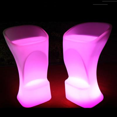 China RGB colorful modern led bar chairs for sale