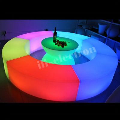 China cheap plastic led furniture /plastic led furniture light/led bar stools for sale