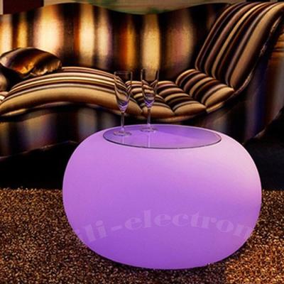 China led accent light table Round bar Glowing LED Bar Table for sale