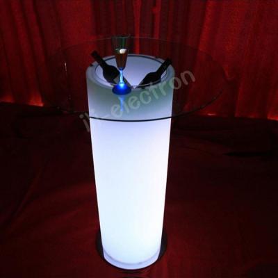 China Outdoor High Top Patio Lighting LED Ice Bucket Cruiser Table à venda