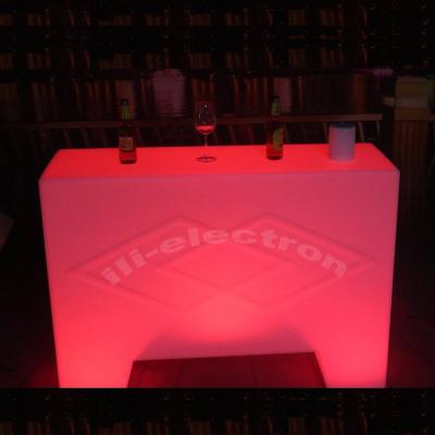 China Color Changing Plastic Led Portable Bar Table Infarad Remote control for sale