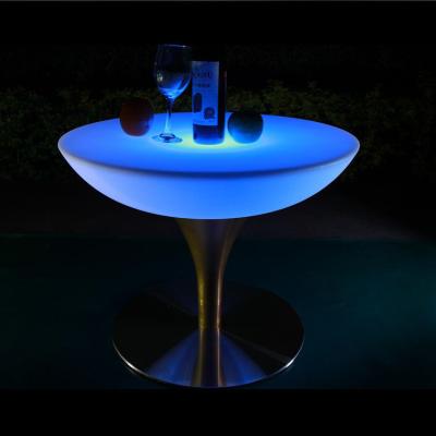 China Show Light Up Furniture RGB LED Coffee Table For Supermarket for sale