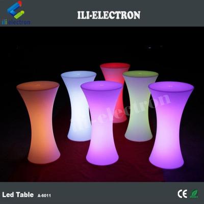 중국 Wholesale Modern LED Light Furniture Party Highboy Cocktail Table 판매용