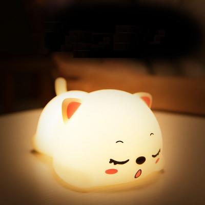 China Tap Control Silicone Night Light For Kids And Babies for sale