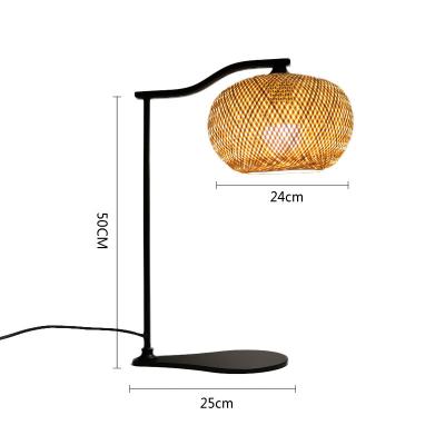 China 120lm/w Bamboo Table Lamp / Night Light Table Lamp / Bed Side Lamps For Home Decor for sale