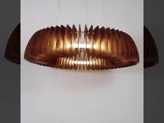 wood pendant light