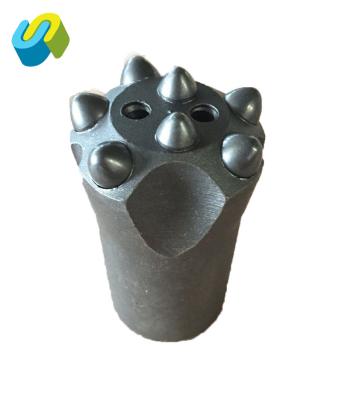 China Ore Mining 7 Buttons Tapered Drill Bit For Jack Hammer for sale