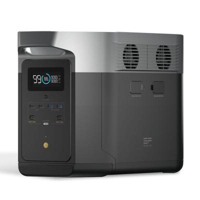 China Type C ECOFLOW DELTA 1600 Home Fast Charge 2000W Portable Power Station With Solar For Outdoor for sale