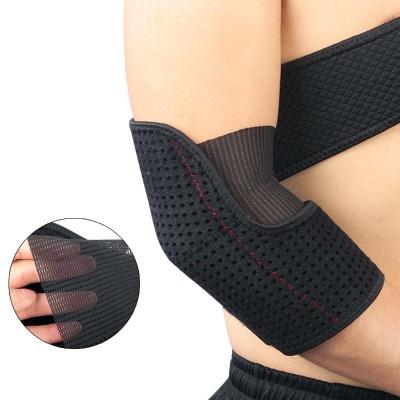 China Wholesale High Elastic Elbow Protector Breathable Wrapping Outdoor Fitness Sports Tennis Basketball Cover Arm Support Protector for sale