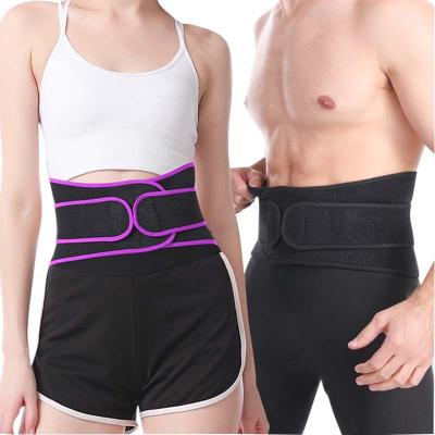 China Custom Wholesale Neoprene Lumbar Slim Belt Back Support Body Waist Trimmer Slimming Waist Trainer Belt Sweat Belt for sale