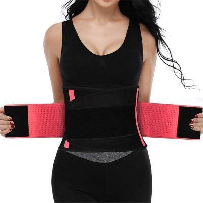 China 1/6 Adult Adjustable Waist Belt Lumbar Back Belts Support Exercise Brace Tie Slimming Belt Waist Trainer for sale