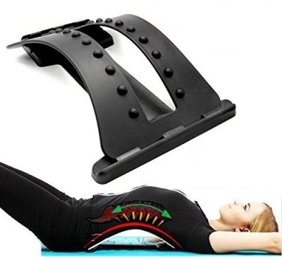 China Relax Waist Chiropractic Massager Heat Orthopedic Posture Therapy Support Foam Yoga Back Lumbar Stretcher for sale