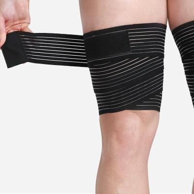 China High Elastic Thigh Compression Thigh Bandage Support Adult Wraps For Relieve Muscle Pain Sprain Sports Injury for sale