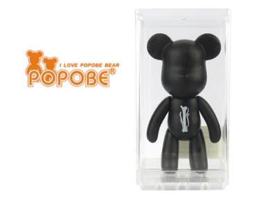 China Office Decoration Black Strength Character Cute Bear Toys , POPOBE Bears for sale