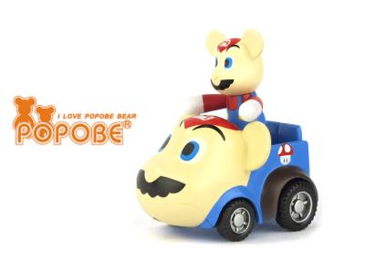 China Small Plastic POPOBE Bear  Removable Super Mary Car Decoration Toys for sale