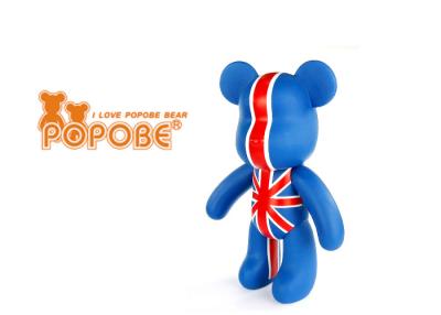 China Unique Plastic House Decoration 10 Inch Tablet Stent POPOBE Bear UK Flag for sale