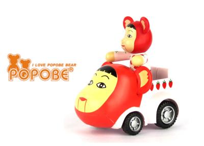 China 2 Inch Vinyl Car Decoration Toys Popular POPOBE Bear Design Patent for sale