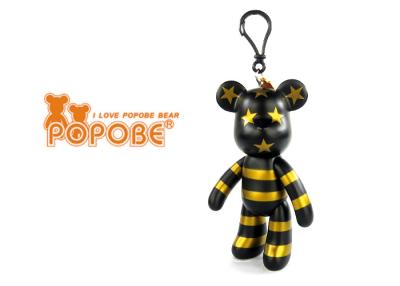 China Good Promotion Products POPOBE Bear 5” Customised Key Chains , Bag Decoration for sale